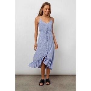 Rails Frida Midi Dress in Sky Blue Daisies
